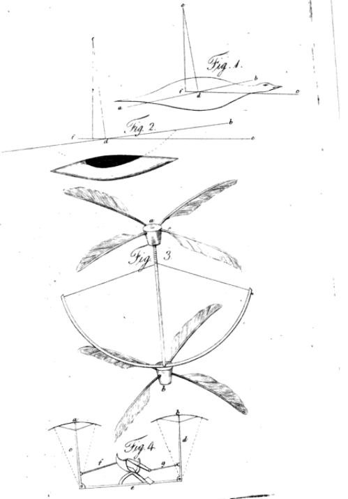 Cayley helicopter design nicholson journal - november 1809